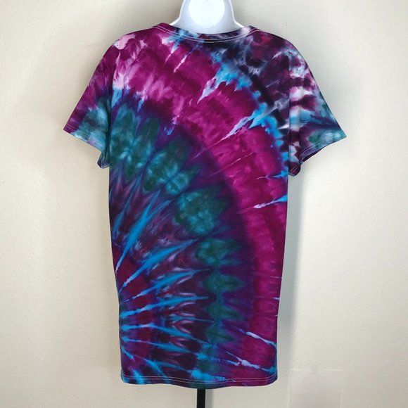 Women's Tie-Dye S/S V-Neck T-Shirt | X-Large - Picture 6 of 8